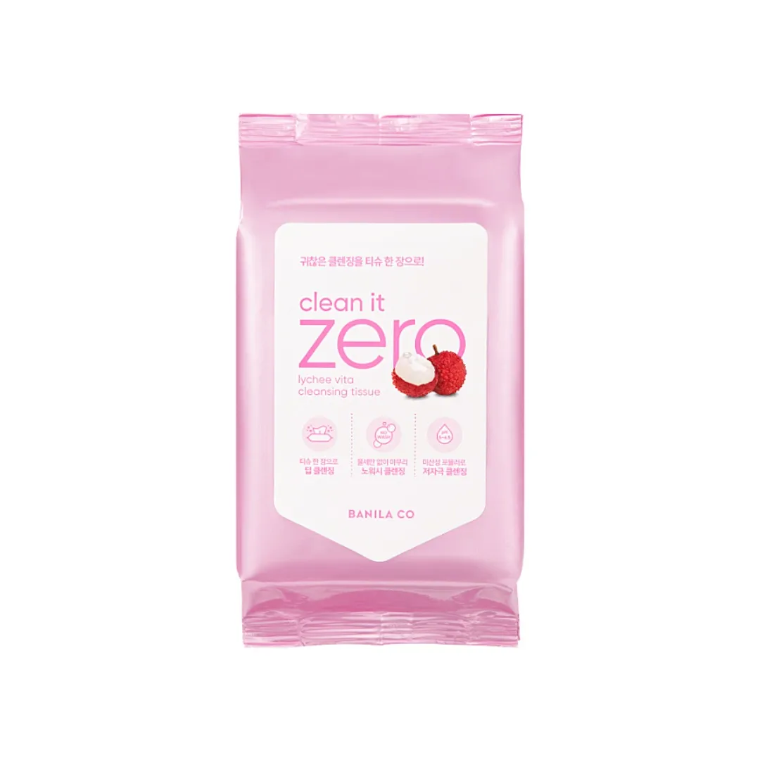BANILA CO Clean it Zero Lychee Vita Cleansing Tissue 30 pcs